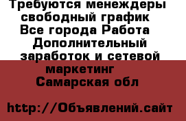 Требуются менеждеры, свободный график - Все города Работа » Дополнительный заработок и сетевой маркетинг   . Самарская обл.